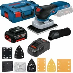 Bosch Akku-Schwingschleifer GSS 18V-13 / 1x 5,0 Ah + GAL 1880 CV In L-Boxx