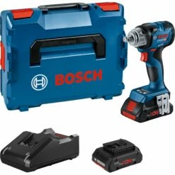 Bosch Akku-Drehschlagschrauber GDS 18V-330 HC / 2x 4,0 Ah ProCORE18V Akku + Ladegerät Inkl. GCY 42 In L-Boxx - 06019L5002