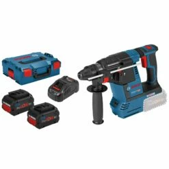 Bosch Akku-Bohrhammer GBH 18V-26 Mit SDS Plus / 2x 5,5 Ah ProCORE18V Akku + Ladegerät In L-Boxx