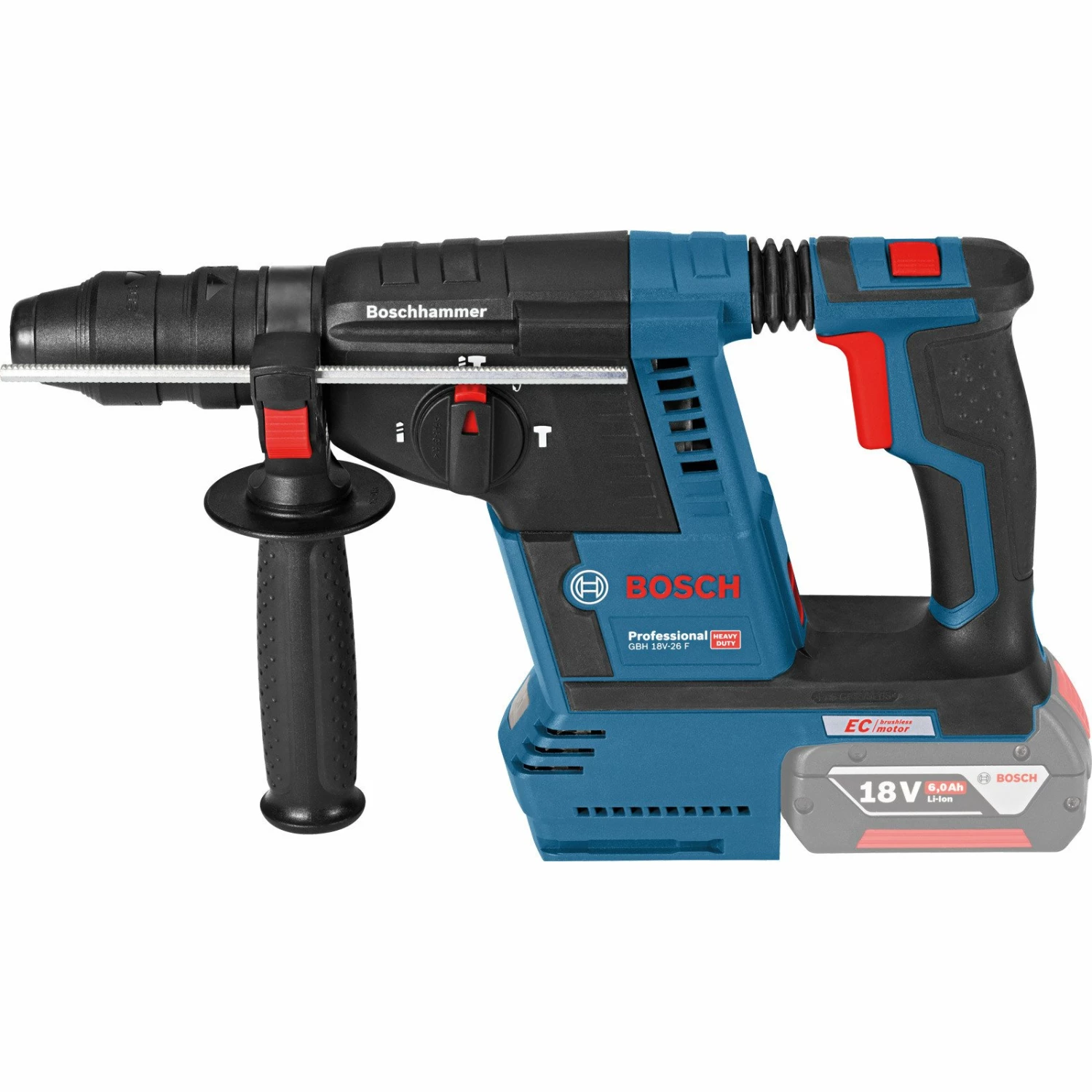 Bosch Akku-Bohrhammer GBH 18V-26 F / 1x 5,0 Ah Akku + Ladegerät In L-Boxx 4 Bosch Akku-Bohrhammer GBH 18V-26 F / 1x 5,0 Ah Akku + Ladegerät In L-Boxx – Bild 2