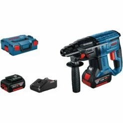 Bosch Akku-Bohrhammer GBH 18V-21 Mit SDS Plus / 2x 4,0 Ah Akku + Ladegerät In L-Boxx - 0611911102