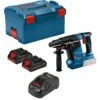 Bosch Akku-Bohrhammer GBH 18V-24 C / 2x 4,0 Ah ProCORE + GAL 1880 CV In L-Boxx