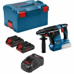Bosch Akku-Bohrhammer GBH 18V-24 C / 2x 4,0 Ah ProCORE + GAL 1880 CV In L-Boxx