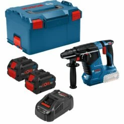Bosch Akku-Bohrhammer GBH 18V-24 C / 2x 8,0 Ah ProCORE + GAL 1880 CV In L-Boxx
