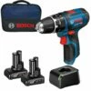 Bosch Akku-Schlagbohrschrauber GSB 12V-15 Professional 12 V / 2x 4,0 Ah Akku + Ladegerät Im Softbag -elektrische Bohrmaschine Geschäft bosch 0615990gb1 18 neues ladegeraet gal 12v 20
