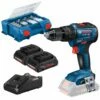 Bosch Akku-Schlagbohrschrauber GSB 18V-55 / 2x 4,0 Ah ProCORE18V Akku + Ladegerät In L-Case -elektrische Bohrmaschine Geschäft bosch 0615990l4l 8 gal 18v 40 l casezub