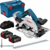 Bosch Akku-Handkreissäge GKS 18V-57 G / 2x 5,0 Ah Akku + Ladegerät + FSN 1400 In L-Boxx - 0615990M90 2 Bosch Akku-Handkreissäge GKS 18V-57 G / 2x 5,0 Ah Akku + Ladegerät + FSN 1400 In L-Boxx - 0615990M90 -elektrische Bohrmaschine Geschäft bosch 0615990m90 2