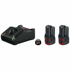 Bosch Akku-Starter-Set GBA 12 Volt / 2x 3,0 Ah + Schnellladegerät GAL 12V-40 - 1600A019RD