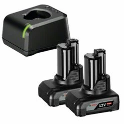 Bosch Akku-Starter-Set GBA 12 Volt / 2x 4,0 Ah + Schnellladegerät GAL 12V-20