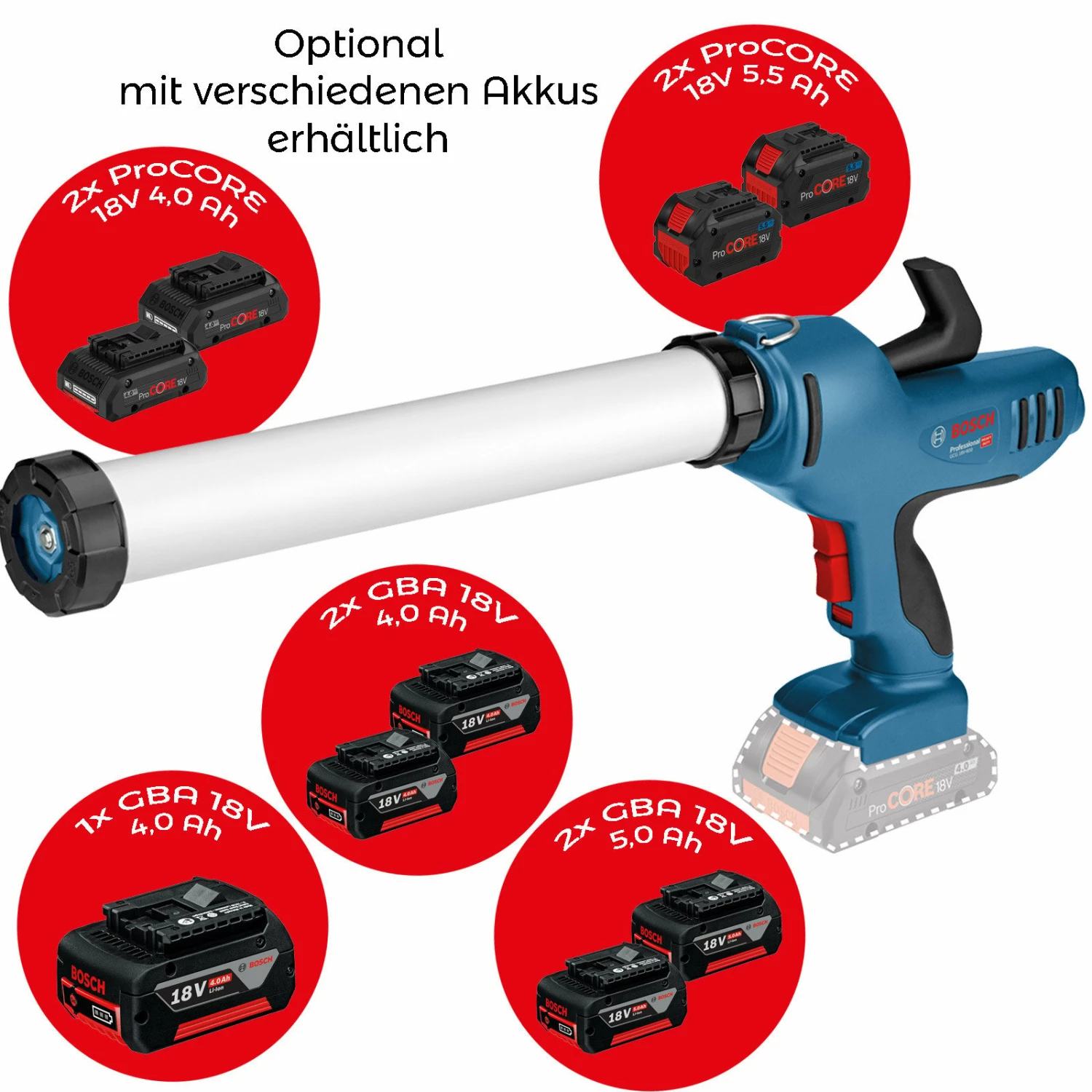 Bosch Akku-Kartuschenpresse GCG 18V-600 Mit Akku + Ladegerät 5 Bosch Akku-Kartuschenpresse GCG 18V-600 Mit Akku + Ladegerät – Bild 3