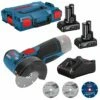 Bosch Akku-Winkelschleifer GWS 12V-76 / 2x 4,0 Ah Akku + Ladegerät In L-Boxx -elektrische Bohrmaschine Geschäft bosch gws12 76 set neu0623