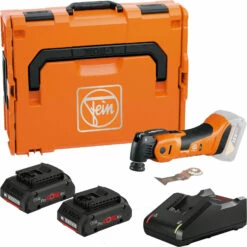 Fein Akku-MULTIMASTER AMM 700 MAX AS / 2x 4,0 Ah Akku ProCORE + Ladegerät In L-Boxx
