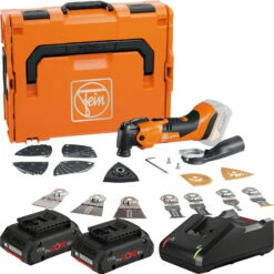 Fein Akku-MULTIMASTER AMM 500 Plus TOP AS / 2x 4,0 Ah Akku ProCORE + Ladegerät In L-Boxx