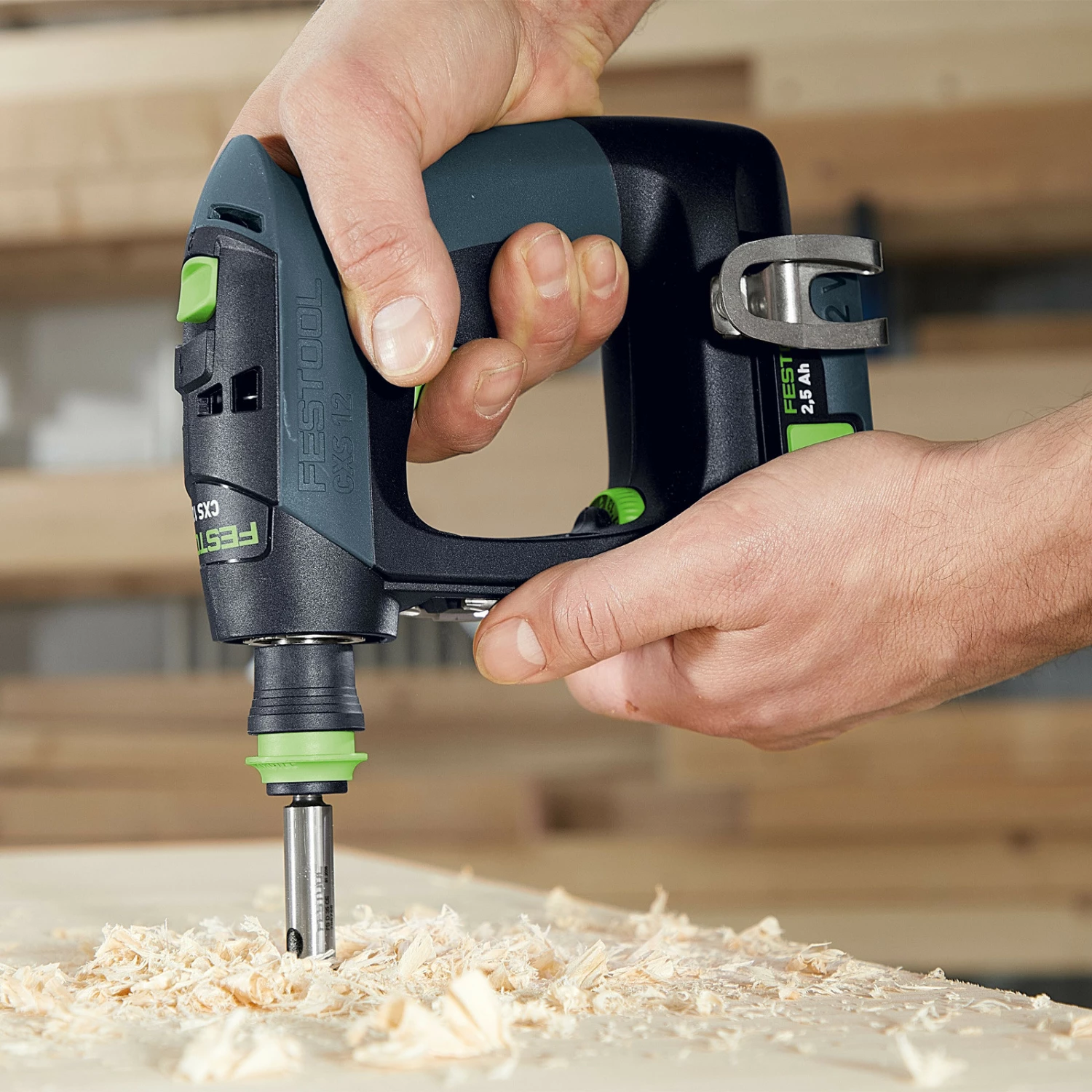 Festool Akku-Bohrschrauber CXS 12 2,5-Set / 2x 2,5 Ah Akku + Ladegerät Im Systainer - 576865 7 Festool Akku-Bohrschrauber CXS 12 2,5-Set / 2x 2,5 Ah Akku + Ladegerät Im Systainer - 576865 – Bild 5