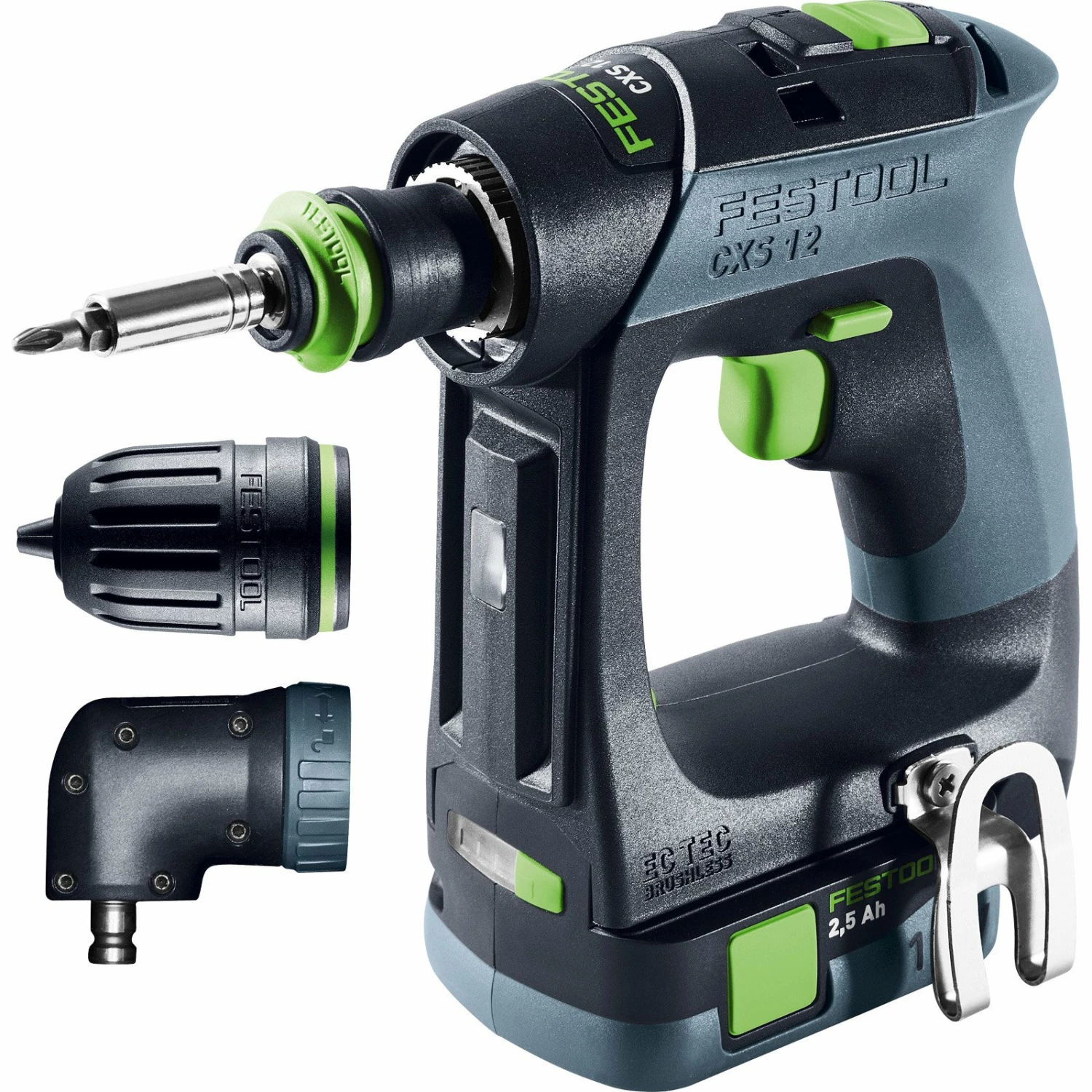 Festool Akku-Bohrschrauber CXS 12 2,5-Set / 2x 2,5 Ah Akku + Ladegerät Im Systainer - 576865 4 Festool Akku-Bohrschrauber CXS 12 2,5-Set / 2x 2,5 Ah Akku + Ladegerät Im Systainer - 576865 – Bild 2
