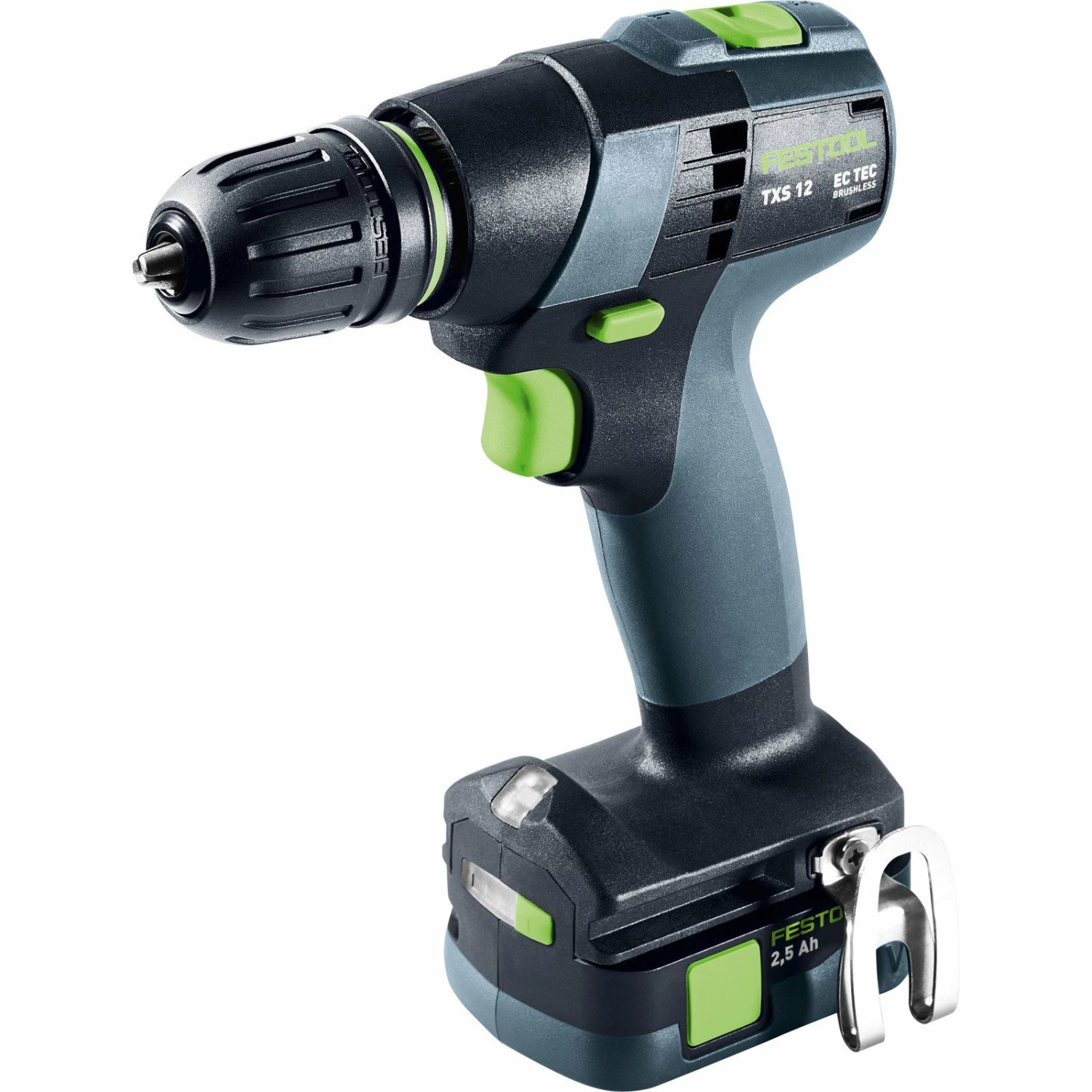 Festool Akku-Bohrschrauber TXS 12 2,5-Plus / 2x 2,5 Ah Akku + Ladegerät Im Systainer - 576873 4 Festool Akku-Bohrschrauber TXS 12 2,5-Plus / 2x 2,5 Ah Akku + Ladegerät Im Systainer - 576873 – Bild 2