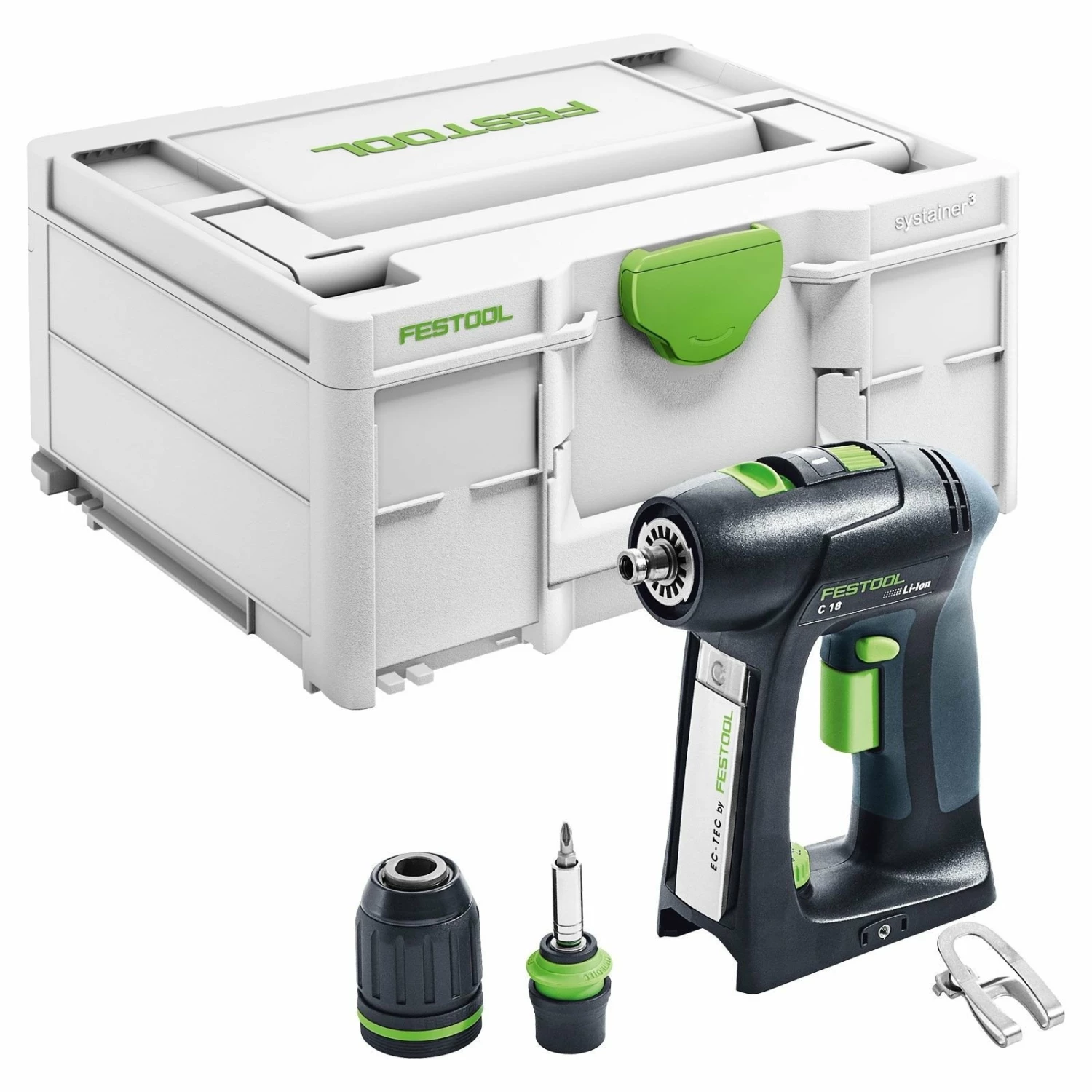 Festool Akku-Bohrschrauber C 18-Basic 18 V In Systainer - 576434 3 Festool Akku-Bohrschrauber C 18-Basic 18 V In Systainer - 576434