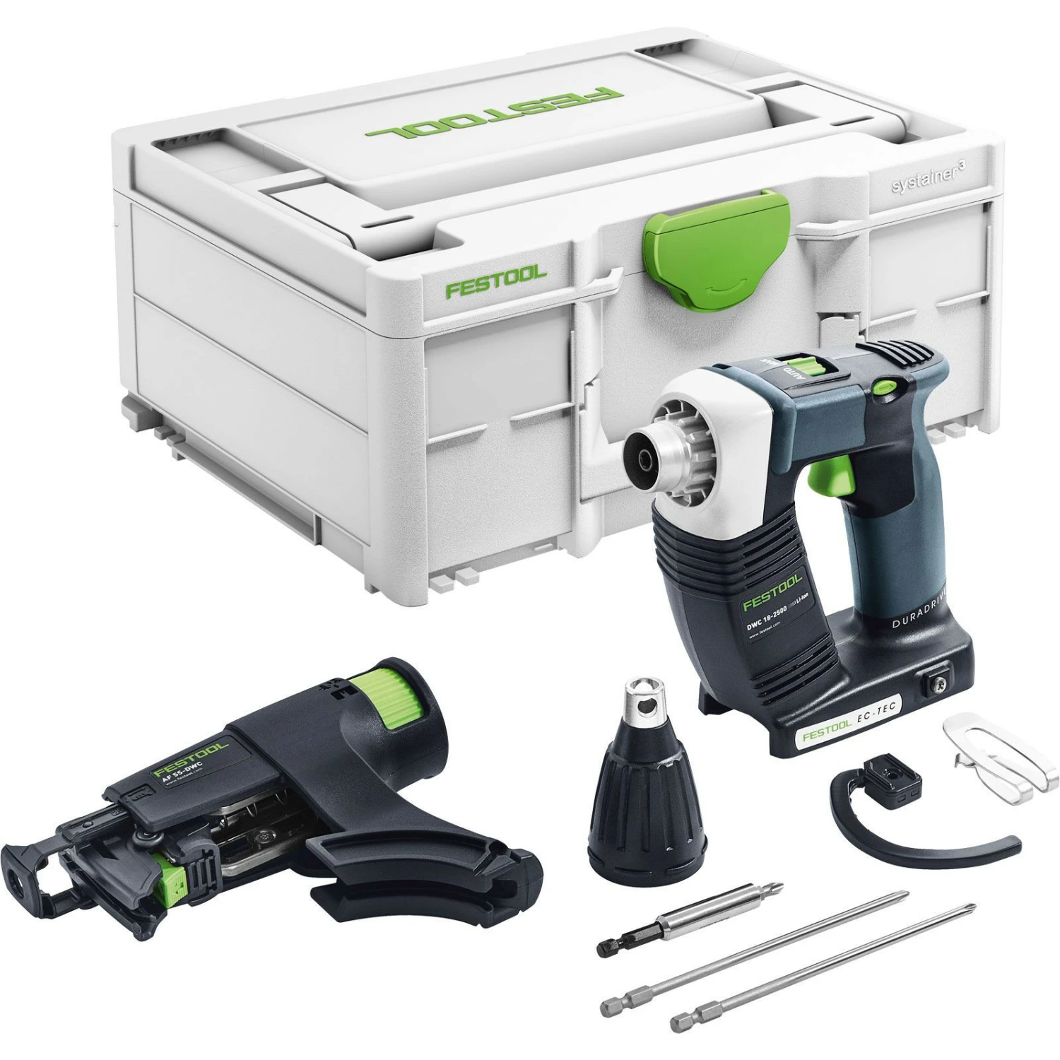 Festool Akku-Bauschrauber DURADRIVE DWC 18-2500 Li-Basic - 576497 3 Festool Akku-Bauschrauber DURADRIVE DWC 18-2500 Li-Basic - 576497