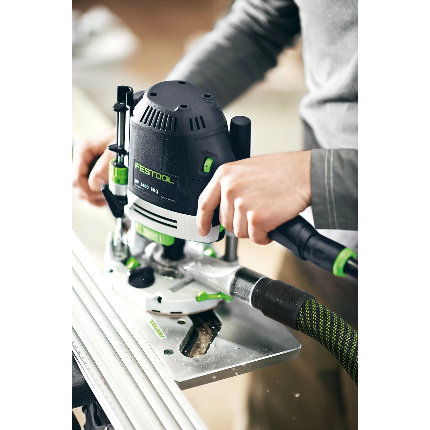 Festool Oberfräse OF 1400 EBQ-Plus 1.400 W + Box-OF-S Im Systainer - 576540 5 Festool Oberfräse OF 1400 EBQ-Plus 1.400 W + Box-OF-S Im Systainer - 576540 – Bild 3