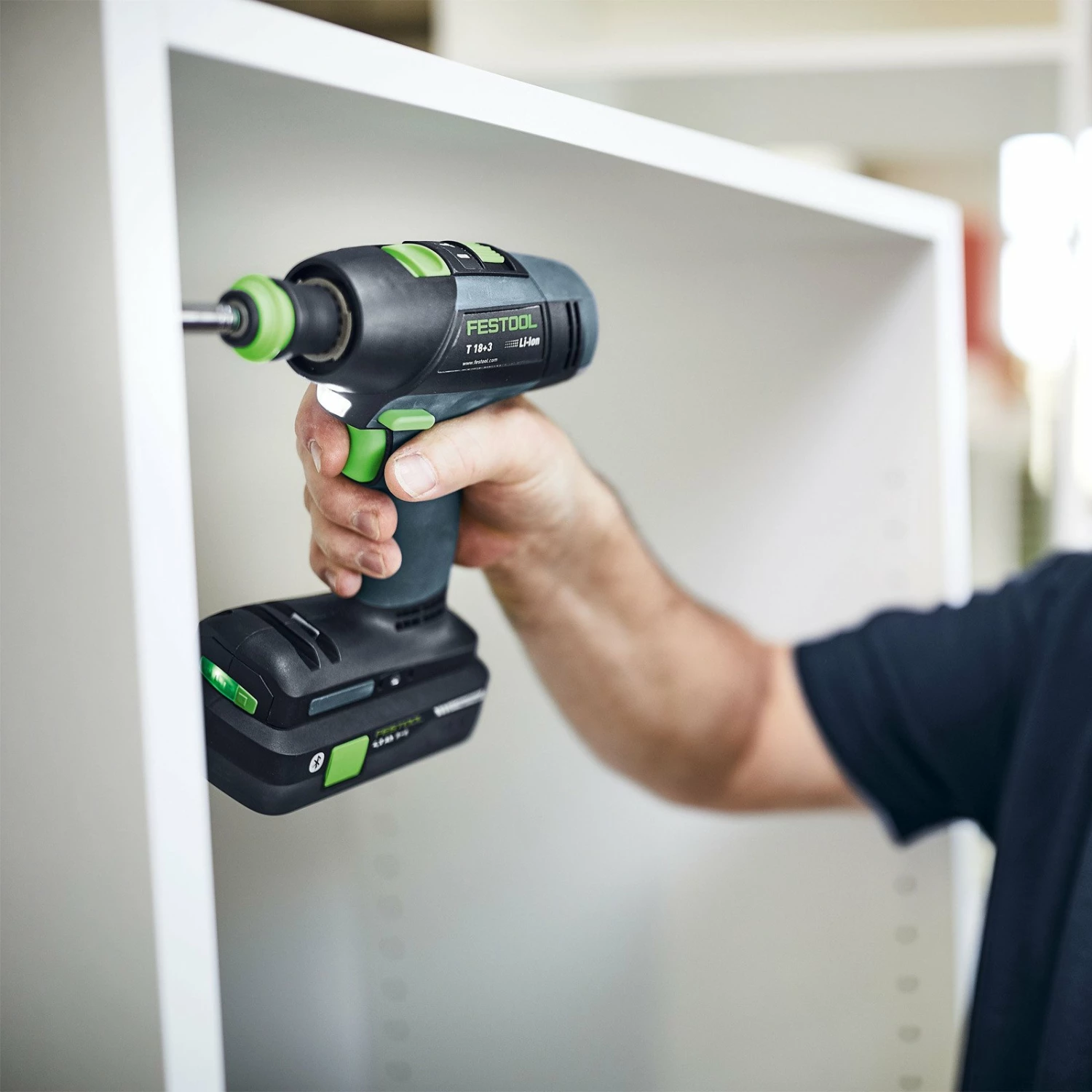 Festool Akku-Bohrschrauber T 18+3 HPC 4,0 I-Set / 2x 4,0 Ah Akku + Ladegerät + Zubehör Im Systainer - 577609 6 Festool Akku-Bohrschrauber T 18+3 HPC 4,0 I-Set / 2x 4,0 Ah Akku + Ladegerät + Zubehör Im Systainer - 577609 – Bild 4