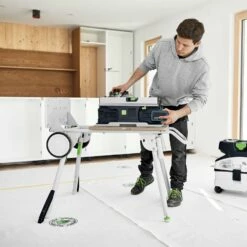 Festool Akku-Tischkreissäge CSC SYS 50 EBI-Basic-Set - 577371 -elektrische Bohrmaschine Geschäft festool akkutks cscsys50ebi untergest anwendung