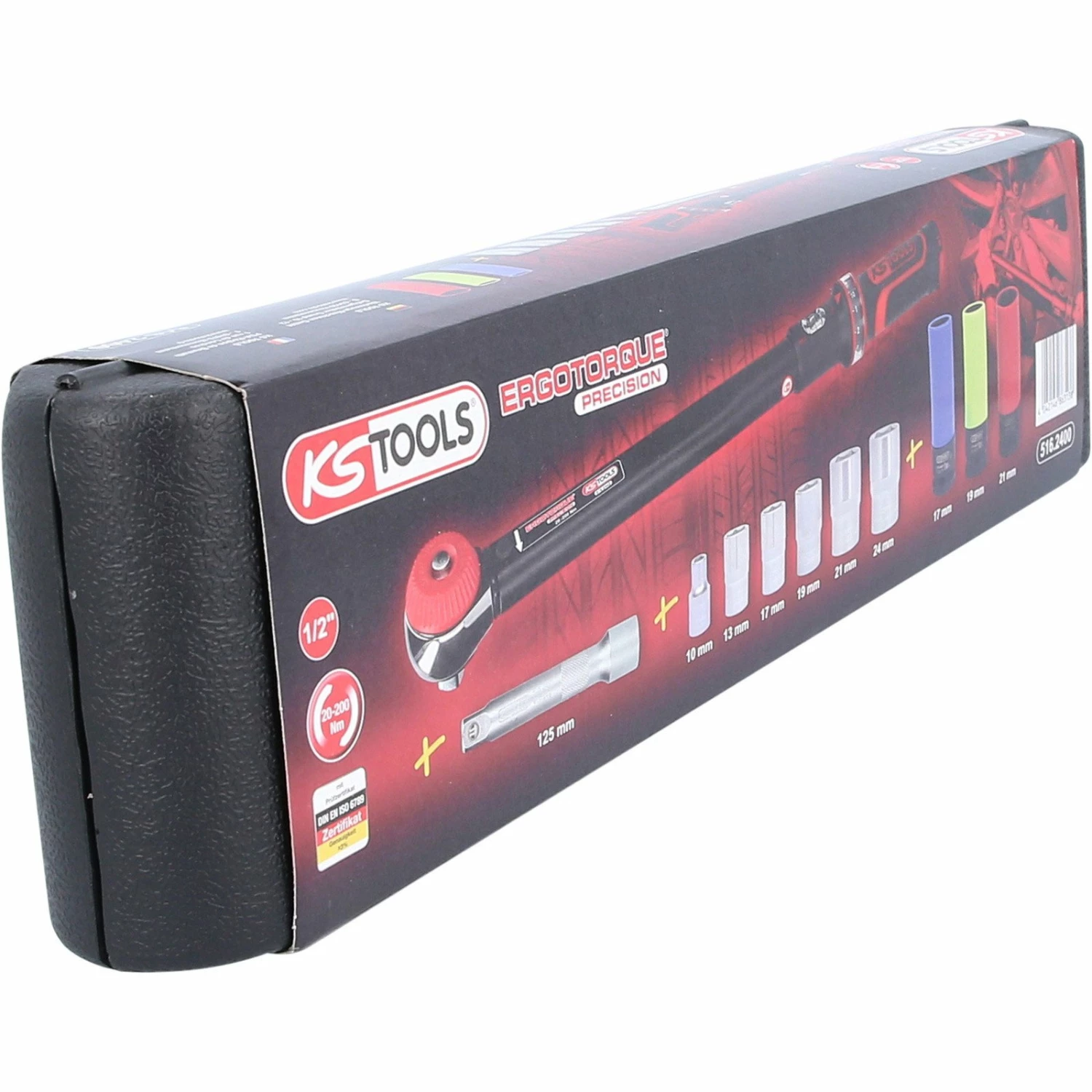 KS TOOLS 1/2" ErgoTorqueprecision Drehmomentschlüssel-Satz 20 - 200 Nm 11tlg. - 516.2400 8 KS TOOLS 1/2" ErgoTorqueprecision Drehmomentschlüssel-Satz 20 - 200 Nm 11tlg. - 516.2400 – Bild 6