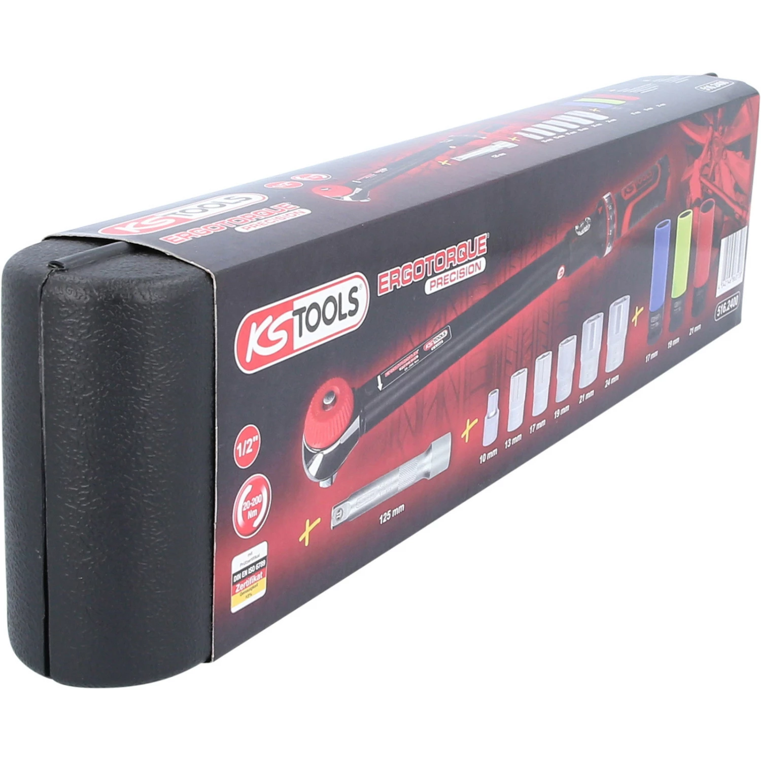 KS TOOLS 1/2" ErgoTorqueprecision Drehmomentschlüssel-Satz 20 - 200 Nm 11tlg. - 516.2400 6 KS TOOLS 1/2" ErgoTorqueprecision Drehmomentschlüssel-Satz 20 - 200 Nm 11tlg. - 516.2400 – Bild 4