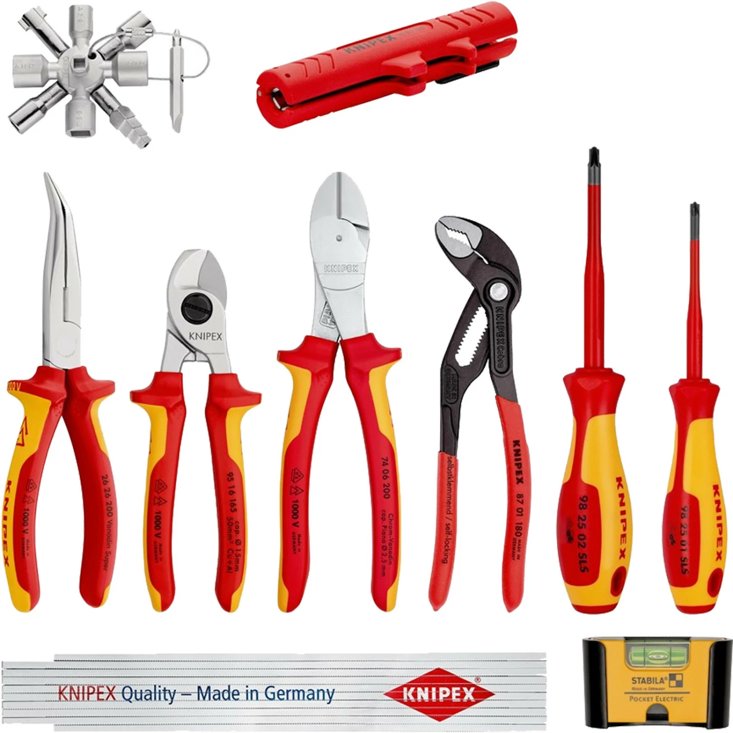 Knipex Erweiterungsset Elektro 1 10tlg. - 002090V01 3 Knipex Erweiterungsset Elektro 1 10tlg. - 002090V01