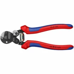 Knipex Drahtseilschere 160 Mm Mit Doppelt Gelagertem, Durchgestecktem Gelenk - 9562160