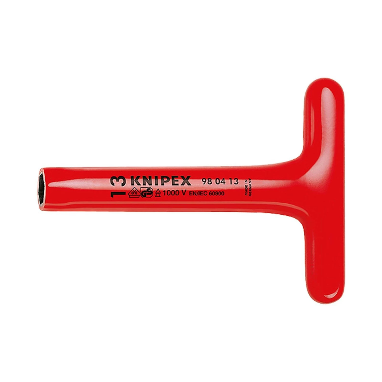 Knipex Steckschlüssel 13,0 Mm Mit T-Griff - 980413 3 Knipex Steckschlüssel 13,0 Mm Mit T-Griff - 980413