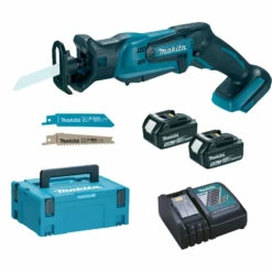 Makita DJR183RTJ Akku-Reciprosäge 18 V / 2x 5,0 Ah Akku Im Makpac