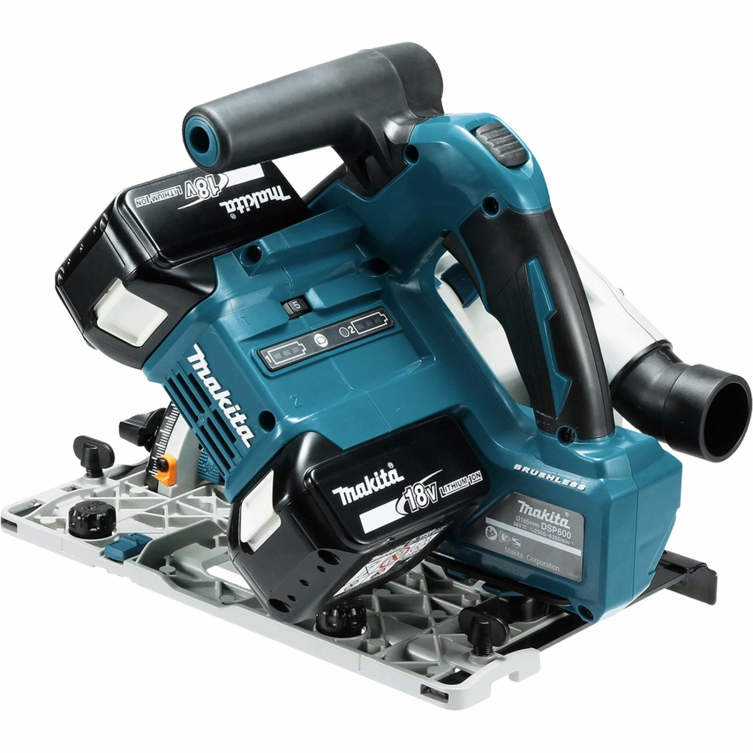Makita DSP600RTJ Akku-Tauchsäge 2x 18 V / 2x 5,0 Ah Akku + Ladegerät Im Makpac 6 Makita DSP600RTJ Akku-Tauchsäge 2x 18 V / 2x 5,0 Ah Akku + Ladegerät Im Makpac – Bild 4