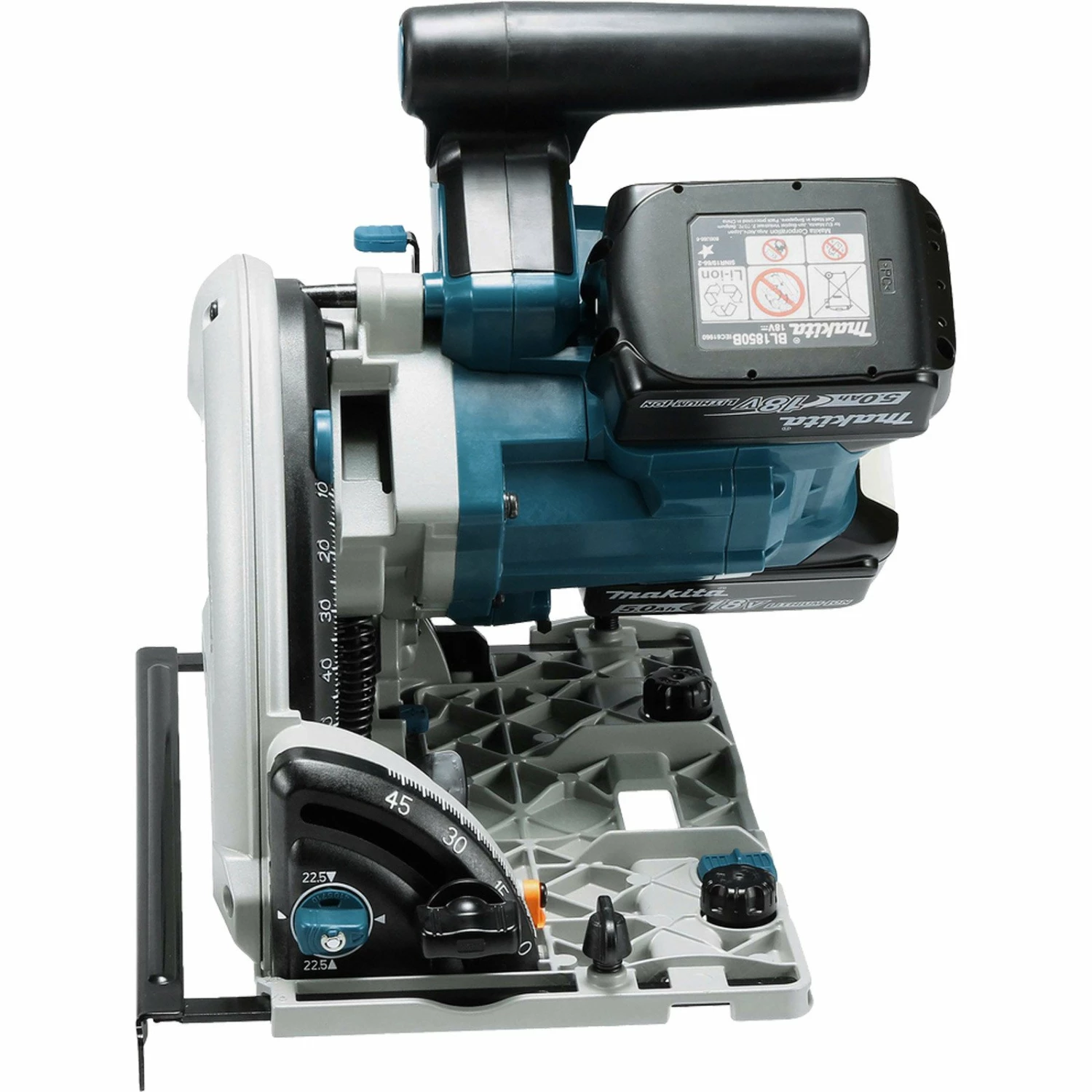 Makita DSP600RTJ Akku-Tauchsäge 2x 18 V / 2x 5,0 Ah Akku + Ladegerät Im Makpac 7 Makita DSP600RTJ Akku-Tauchsäge 2x 18 V / 2x 5,0 Ah Akku + Ladegerät Im Makpac – Bild 5