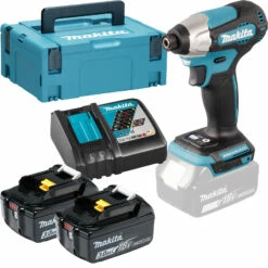 Makita DTD157RFJ Akku-Schlagschrauber 18 V / 2x 3,0 Ah Akku + Ladegerät In Makpac