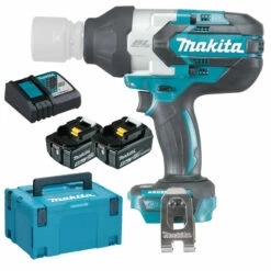 Makita DTW1001RTJ Akku-Schlagschrauber 18 V / 2x 5,0 Ah Akku + Ladegerät Im Makpac - DTW1001