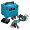 Makita GA008GM201 Akku-Winkelschleifer 40 V 125 Mm 40V / 2x 4,0 Ah Akku + Ladegerät Im Makpac -elektrische Bohrmaschine Geschäft makita ga008gm201