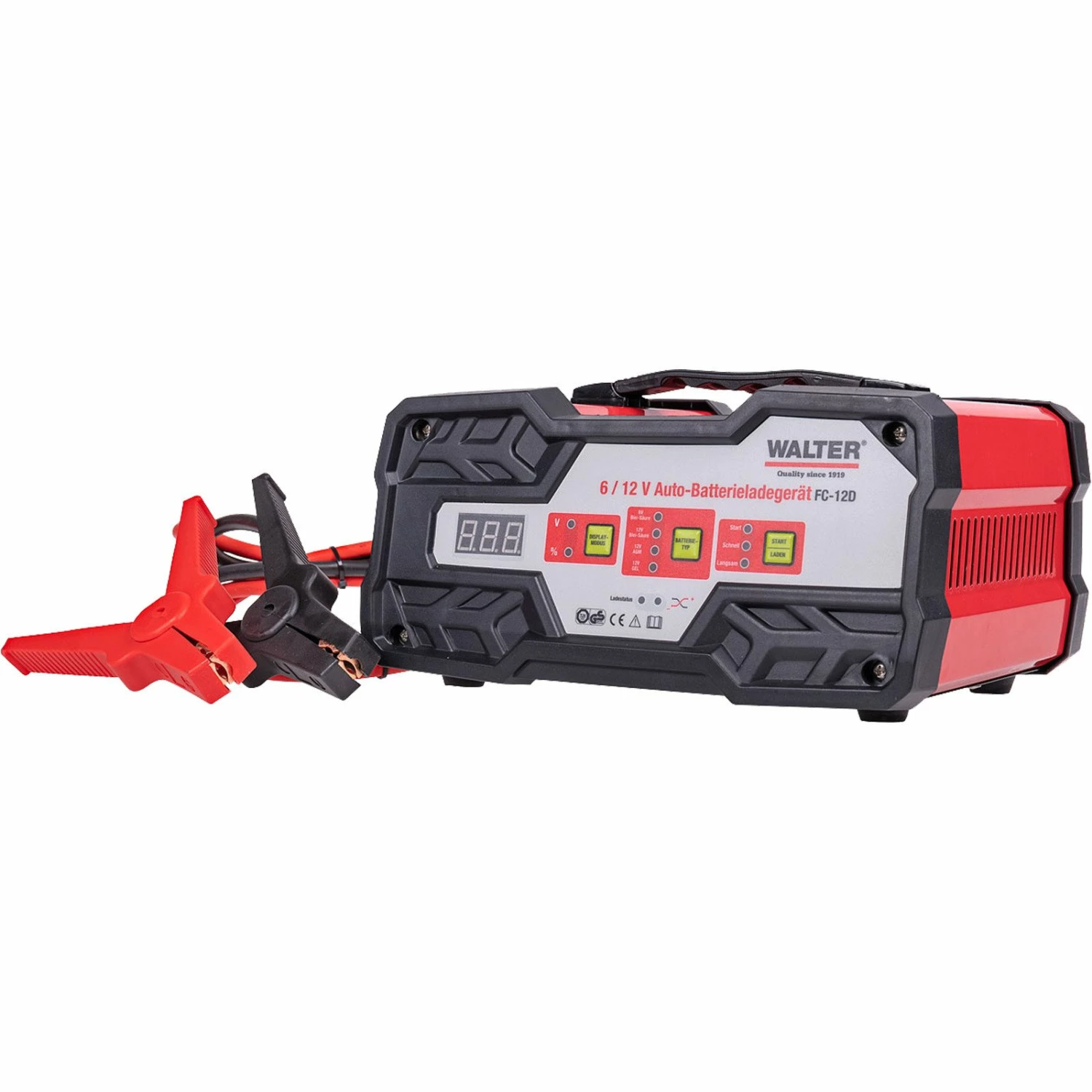 Walter Auto-Batterieladegerät FC-12D Mit Starthilfe 6 V / 12 V - 612356 4 Walter Auto-Batterieladegerät FC-12D Mit Starthilfe 6 V / 12 V - 612356 – Bild 2