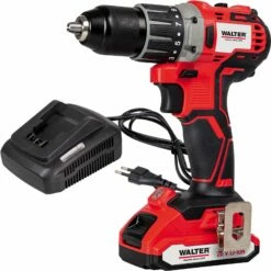 Walter Akku-Schlagbohrschrauber Bürstenlos 20 V / 1x 1,5 Ah Akku + Ladegerät - 630561
