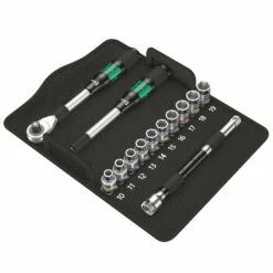 Wera 8006 SC 1 Zyklop Hybrid-Knarrensatz 1/2"-Antrieb Metrisch - 004090
