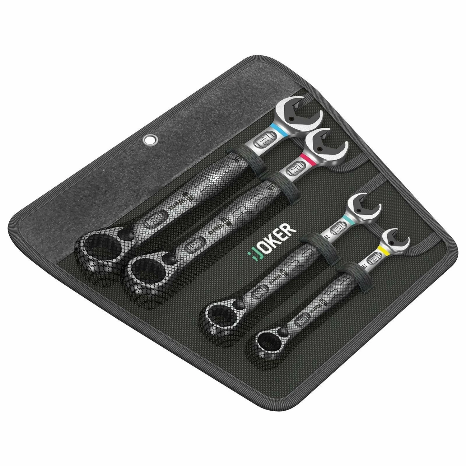 Wera 4tlg. Joker Maul-Ringratschenschlüssel-Satz, Umschaltbar - 020090 3 Wera 4tlg. Joker Maul-Ringratschenschlüssel-Satz, Umschaltbar - 020090