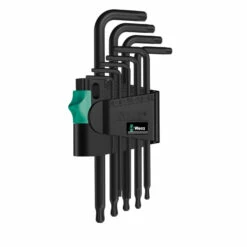 Wera 9tlg. 967 PKL/9 Torx Winkelschlüsselsatz BlackLaser - 024242
