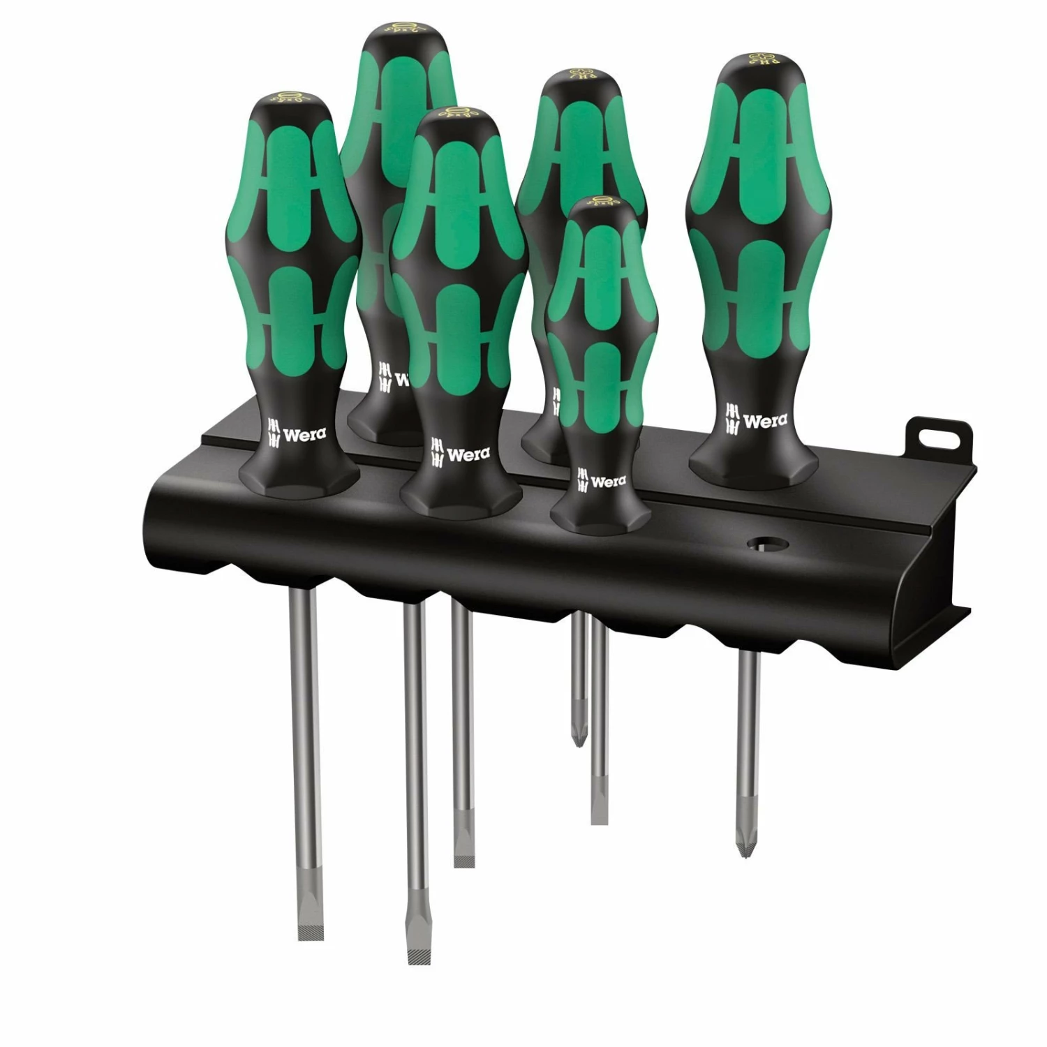 Wera 334/6 Rack Schraubendrehersatz Kraftform Plus Lasertip + Rack - 105650 3 Wera 334/6 Rack Schraubendrehersatz Kraftform Plus Lasertip + Rack - 105650